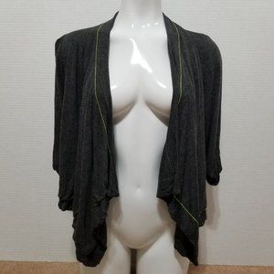 Sparkle & Fade cardigan Small open front waterfall 100% rayon Urban Outfitters